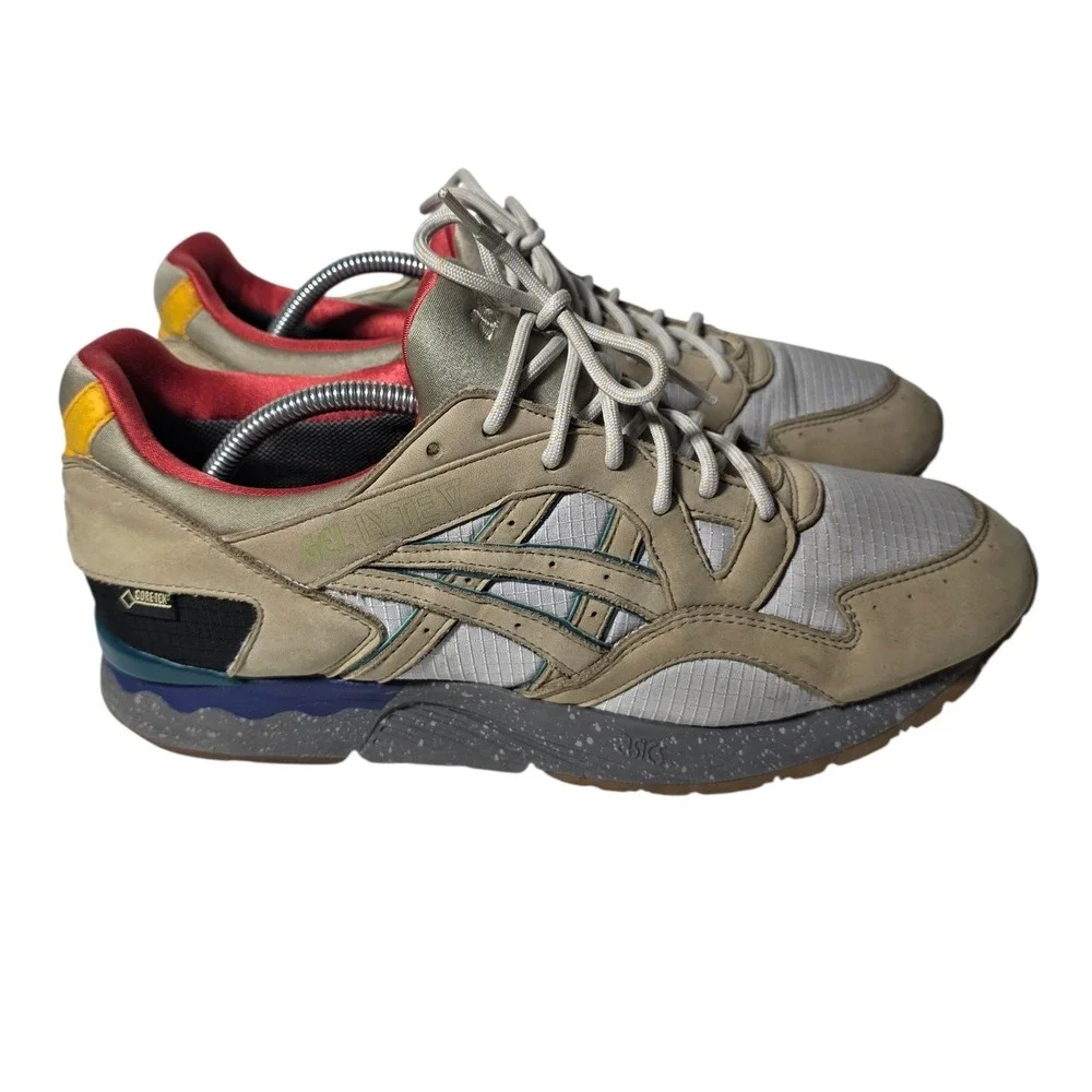 Asics Gel-Lyte V Bodega Get Wet Tan Grey Gore-Tex H44GK Mens Sneakers